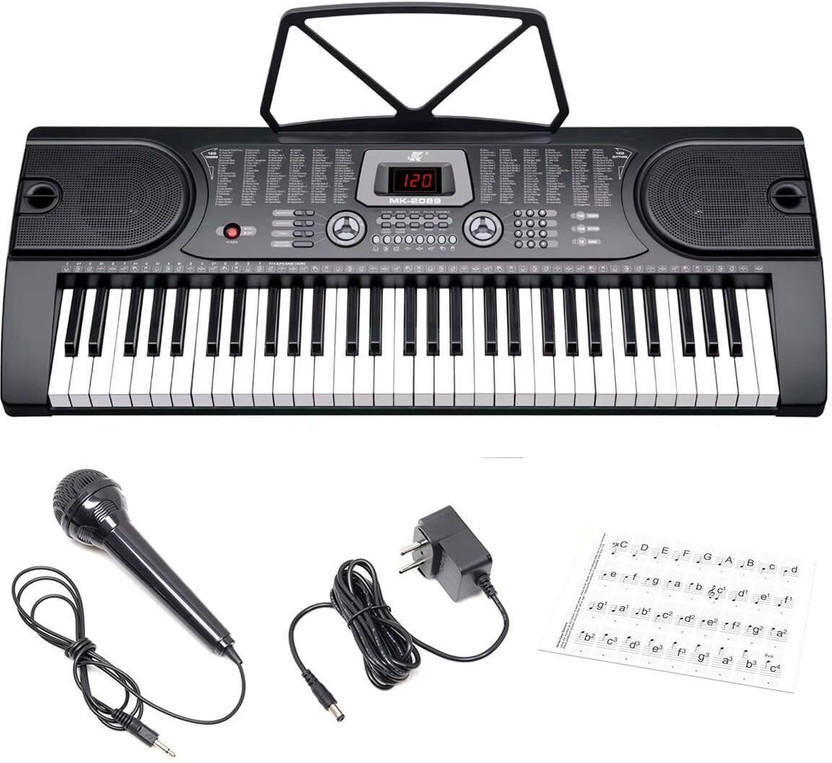IMAGINEA 61-Key Electronic Keyboard Piano with Music Sheet Stand for Beginners & Kids 61-Key Electronic Keyboard Piano with Music Sheet Stand for Beginners & Kids Digital Digital Piano(61 Keys)