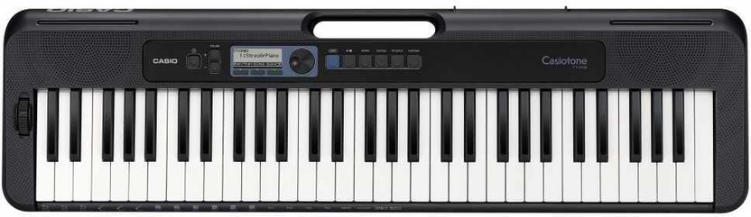 Casio CT-S300 Casiotone 61-Key Touch Sensitive Portable Keyboard with Piano tones, Black(61 Keys)