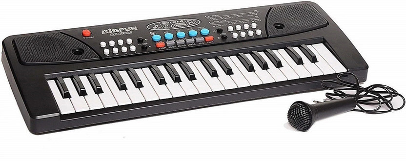 Devta 37 Key Piano Keyboard Toy for Boys and Girls with Mic Dc Power Option Recording Charger not Included Best Birthday Gift for KIDS Musical Instruments Keyboard Music 37 Key Piano Keyboard Analog Portable Keyboard(37 Keys)