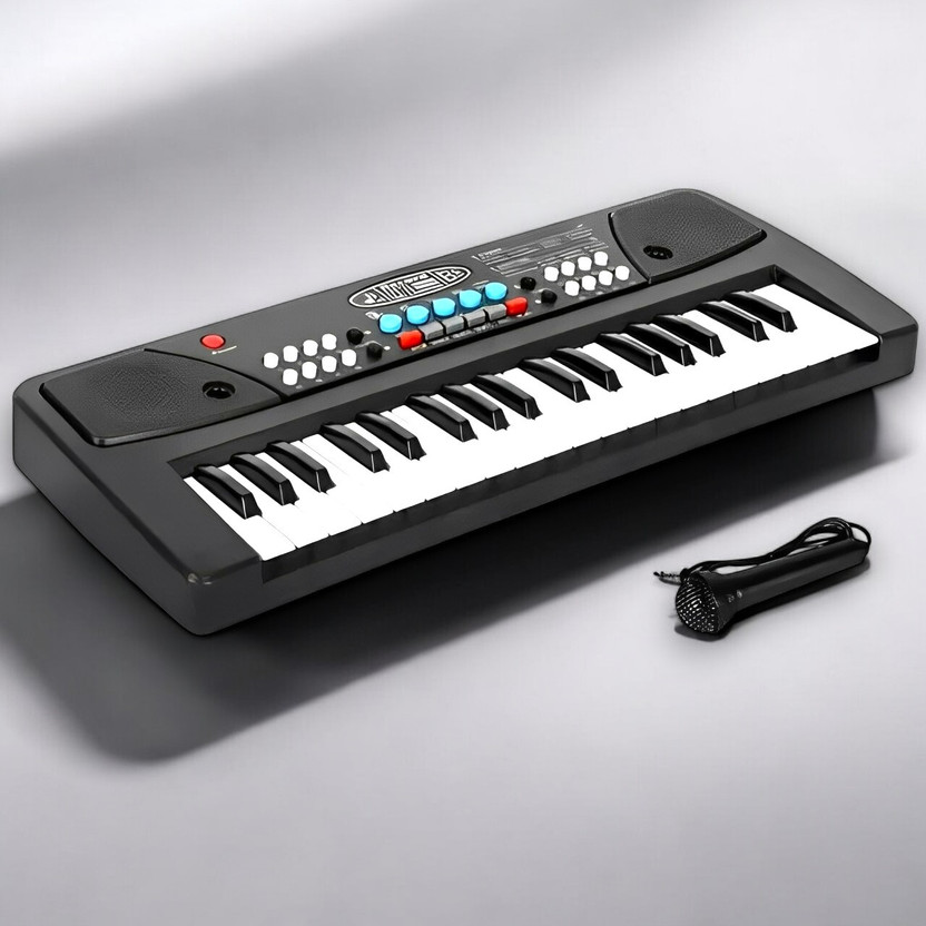 Nilesawar X590 Key Electronic Piano Keyboard Toy with Microphone & Song Recording Feature Toy with Microphone, USB Power Cable & Sound Recording Function Analog Portable Keyboard(37 Keys)