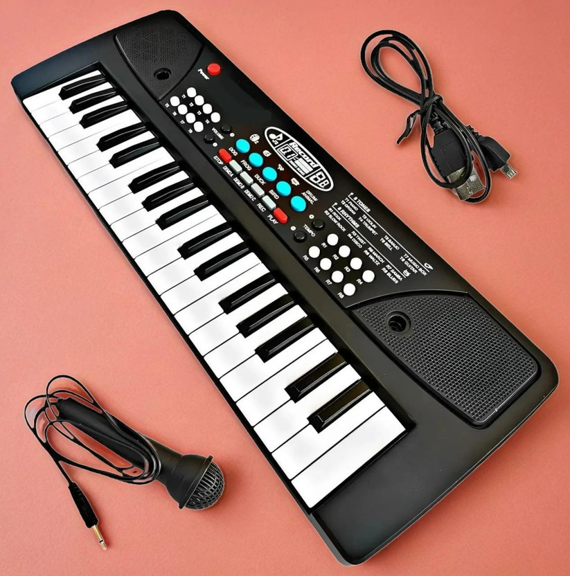 Ziddjeet A441 Kids Piano Keyboard, Piano for Kids with Microphone Portable Electronic A441 Kids Piano Keyboard, Piano for Kids with Microphone Portable Electronic Analog Portable Keyboard(37 Keys)