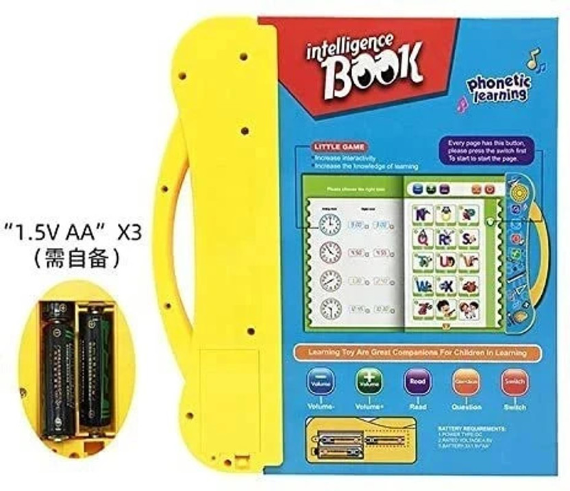 Da Novira Interactive Children Book-Musical Educational Learning Book Kids,Boys,Toddlers(Multicolor)