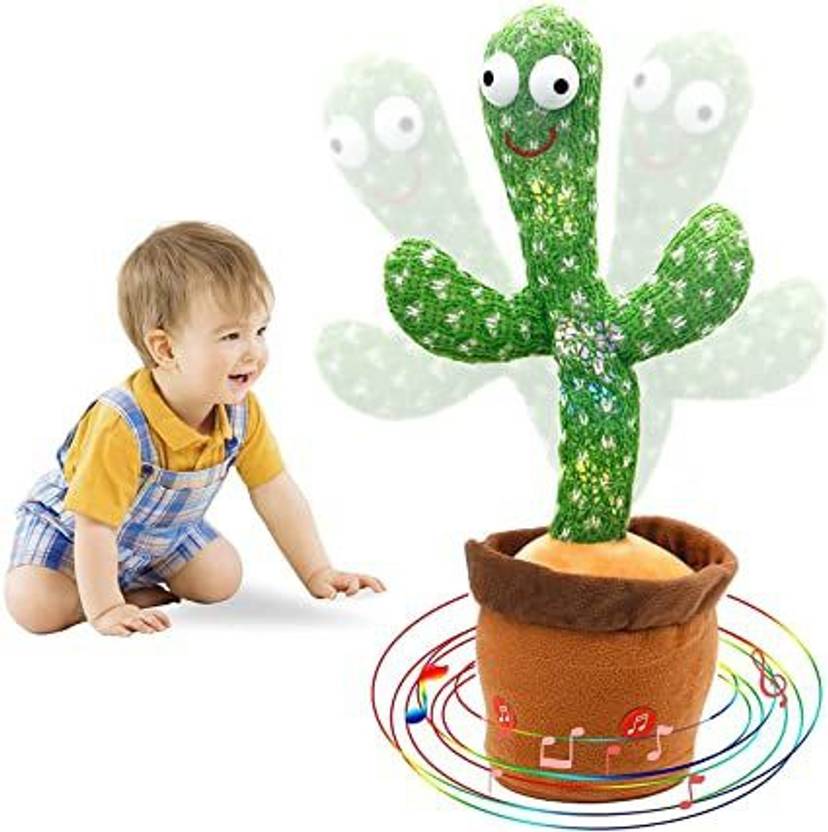 SARASI Cactus Toy With Dancing, Singing, Talking Recording Mimic