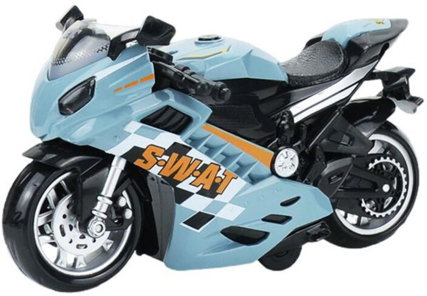 Pluspoint PoliceSWATMotorcycleRescueBike(Multicolor)