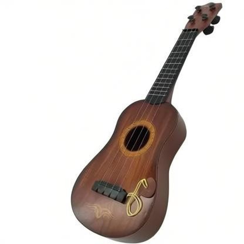 Anushka Anushka Toys Toy's & Gift Plastic String Decor Musical Instrument Educational Toy Guitar(Brown) - Flipkart Deal