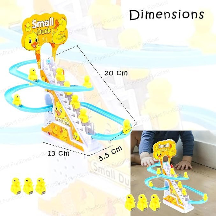 DREAM CHOICE Duck Track Fun and Learning Toy with Lights & Music toys for kids(Multicolor)