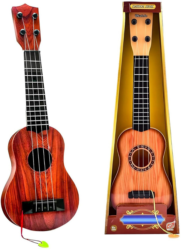 The Flyer's Bay Guitar Toy 4 Strings Acoustic Music Toys for Kids(Multicolor)