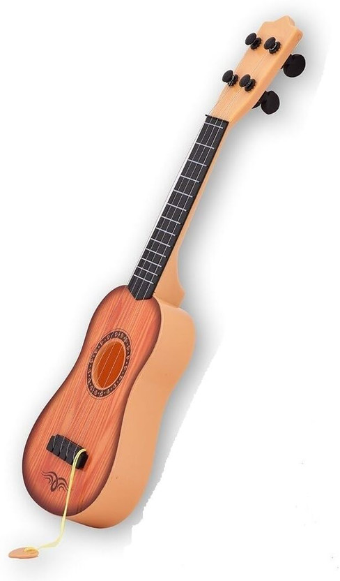 KidsCorner New Mini 4-String Acoustic Guitar Music Learning Toy for Kids(Multicolor)