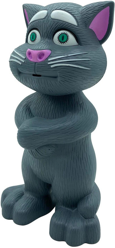 HS Enterprises Talking Tom For Kids Intelligent Speaking Repeats How are You (Multicolour)(Grey, White)