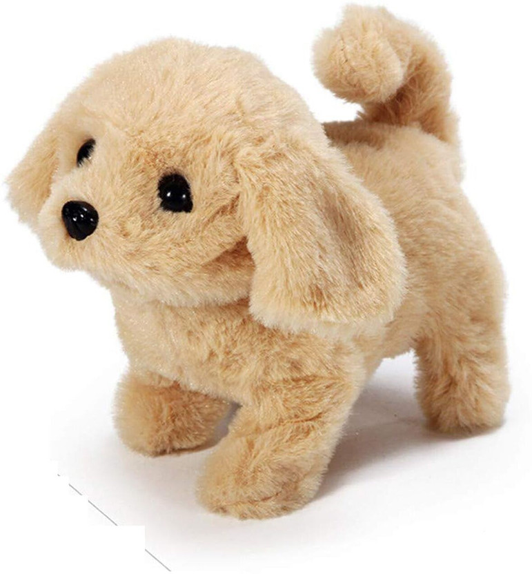 MayaCraft Walking Talking Dog Toy for Kids Battery OperatedPlush Puppy with Barking Sound(Brown)
