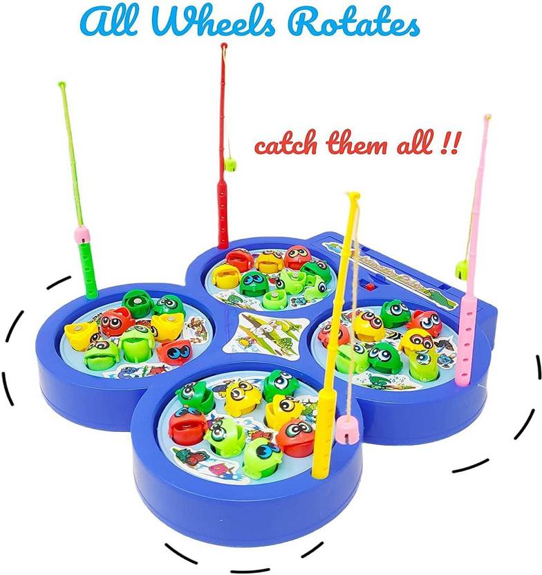 Skstore Fish Catching Game Fishing Game Board Set Fun Games