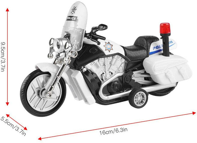 Pluspoint PoliceRescueBike5(Multicolor)