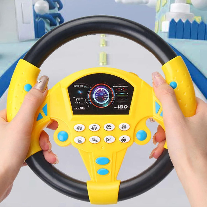 GKzon musical Steering Wheel toy for kids baby Early Educational Toy(Multicolor)