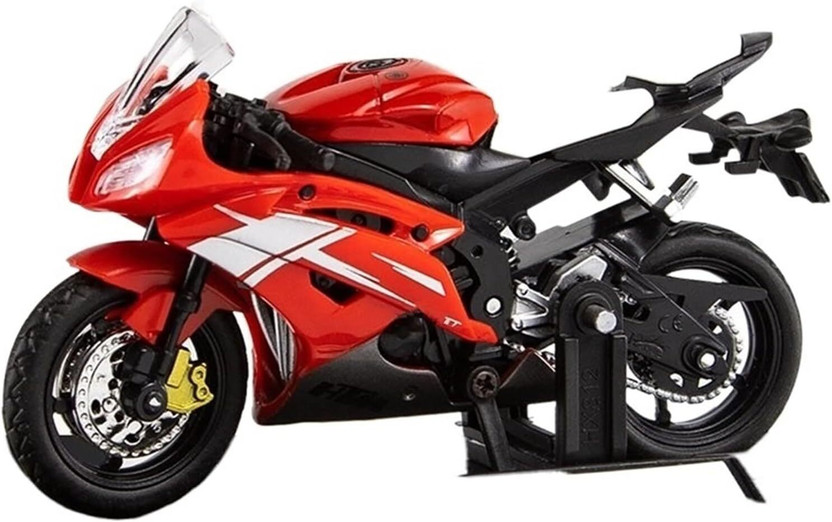 Pluspoint Diecast Motorcycle Toy Bike Scale Model Vehicles(Multicolor)