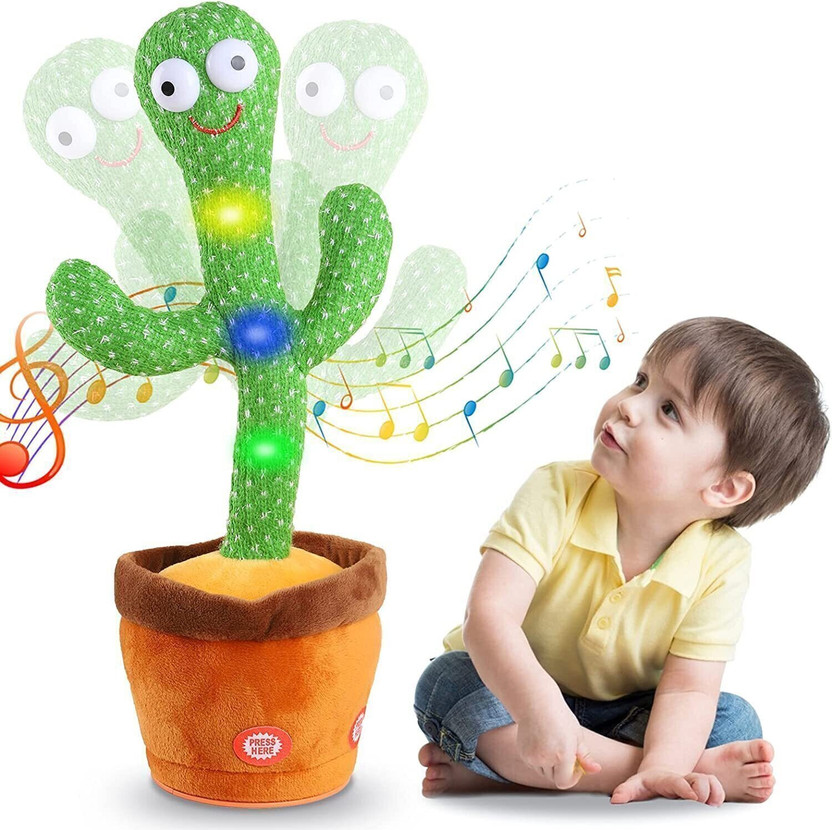 Sonpal Sonpal Dancing Cactus Talking Toy Kids Children Plush Electronic Toys(Multicolor) - Flipkart Deal