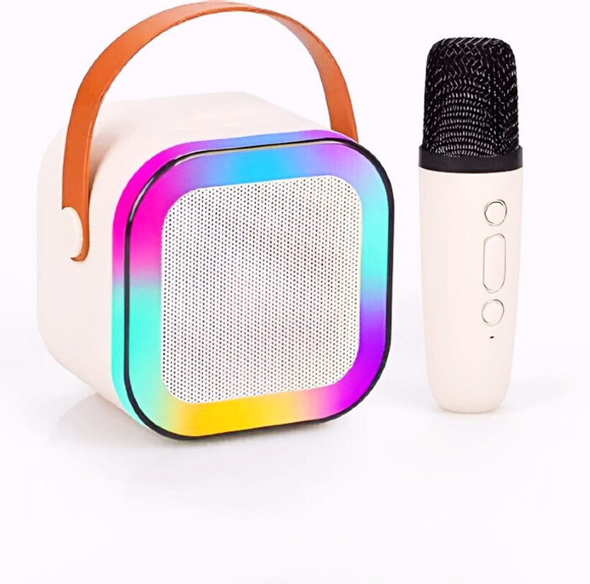 Amaflip Amaflip Portable Wireless Karaoke Speaker With Microphone RGB Lights Music System(Multicolor) - Flipkart Deal