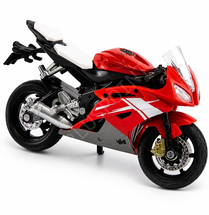 Pluspoint Diecast Motorcycle Toy Bike Scale Model Vehicles(Multicolor)