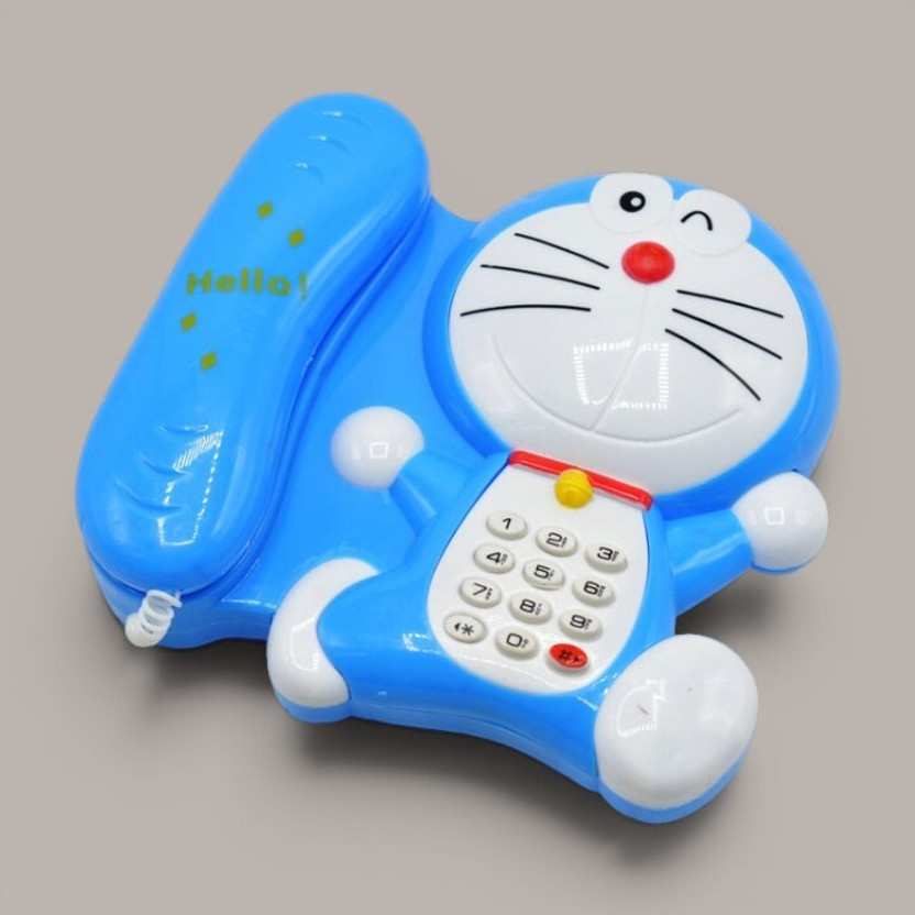 Maa Momai Toys Kids Musical Pretend Play Phone Toy(Blue)