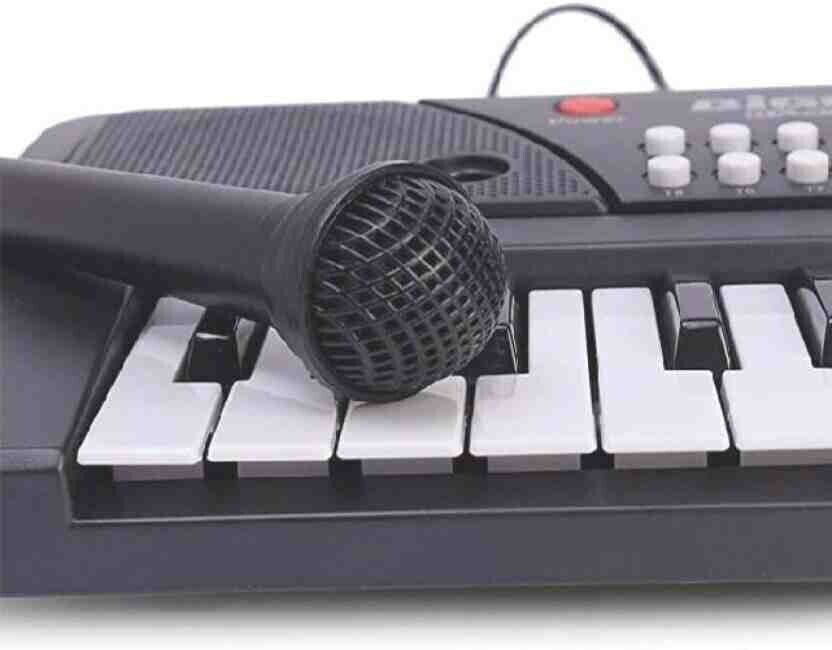 Haulsale Bigfun 37 Keys Kids Piano Keyboard | Piano For Kids With Microphone668(Black)