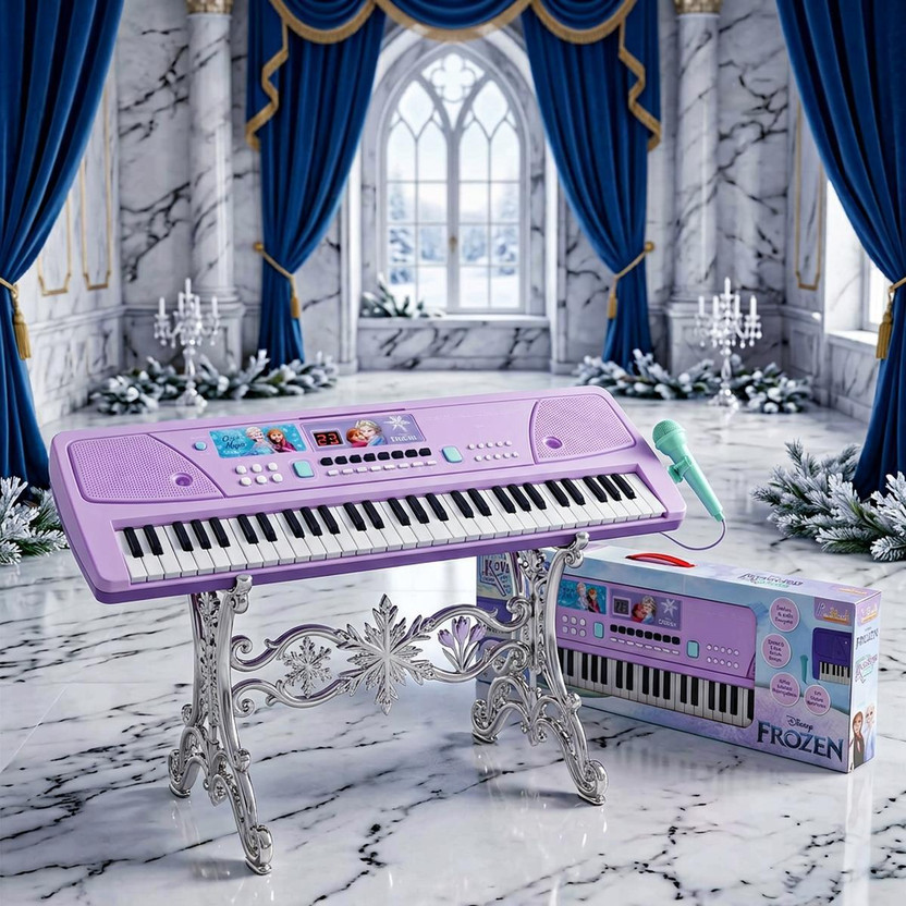 DISNEY Magical Frozen 61-Key Digital Piano(Multicolor)