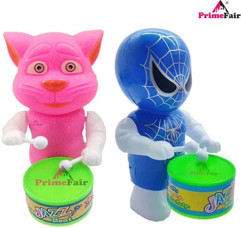 PRIMEFAIR Musical Dancing Drummer Dancing Moving Toys Baby Infant Toy Learning Development(Multicolor)