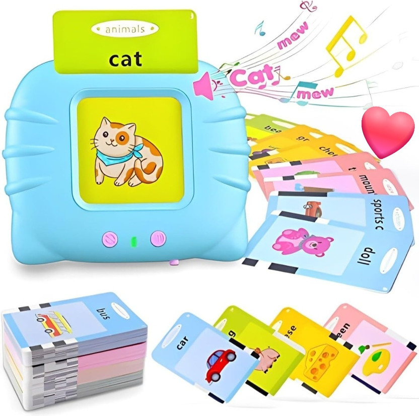 Mira Farmcraft Talking Flash Cards Early Electronic Montessori shcool Learning Educational Toy(Multicolor)