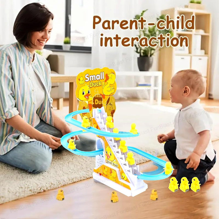 DREAM CHOICE Duck Track Interactive and Engaging Toy with Lights & Music toys for kids(Multicolor)