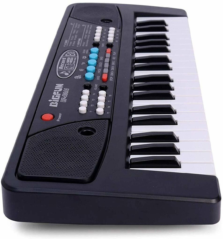SALEOFF Bigfun 37 Keys Kids Piano Keyboard | Piano For Kids With Microphone486(Black)