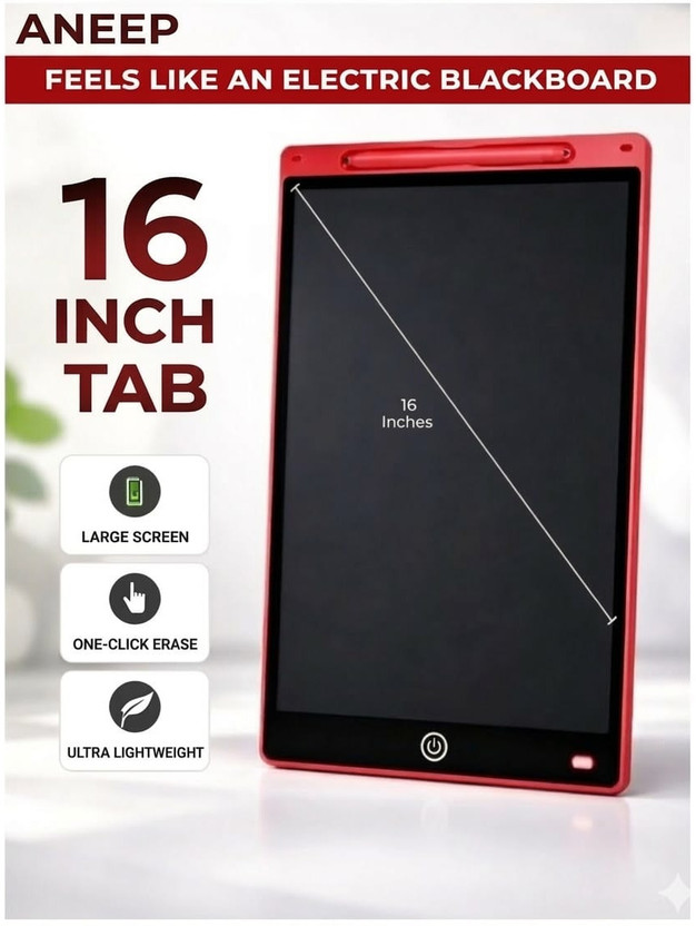 Aneep 16 INCH LCD WRITING PAD (Multicolor)(Multicolor)