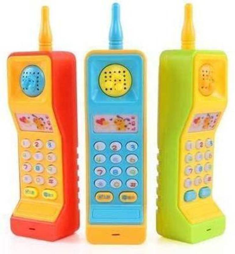 The Electra Musical Cartoon Mini Phone with Flap for Kids Musical