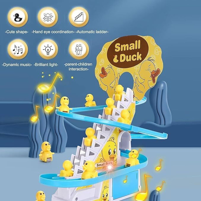 DREAM CHOICE Duck Track Learning Climbing Toy with Lights & Music toys for kids(Multicolor)