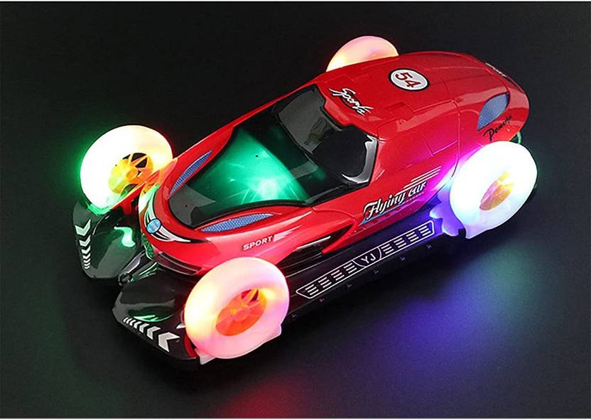 Toyporium Auto Shape Change 360 degree Rotating Flying CAR Toy with