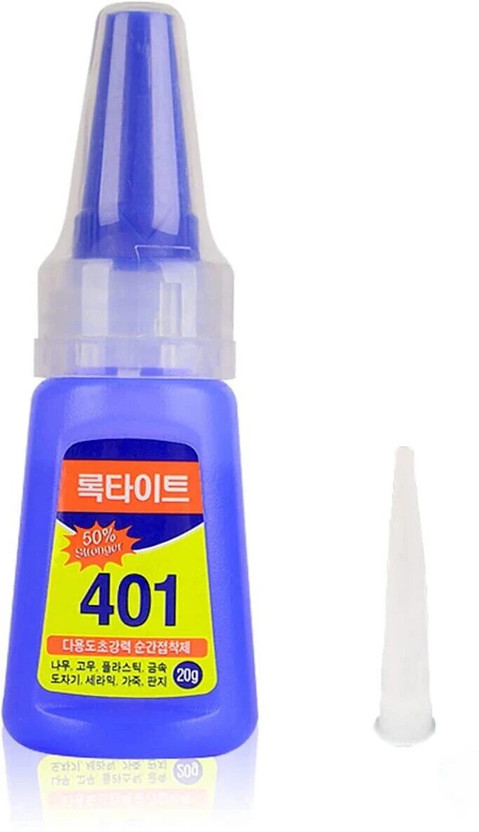 My Colors Nail Glue - 401 Super Glue Stronger For Artificial Or Fake Nails 20g(CLEAR)