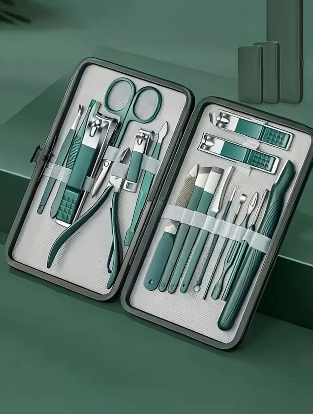 wynyc wynyc 18 in 1 Professional Manicure & Pedicure Set Nail Scissors Grooming Kit - Flipkart Deal