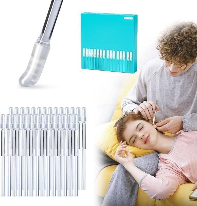 CARTSPACE Ear Wax Cleaning Tool Reusable Silicone Ear Care Accessory
