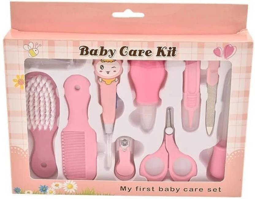 AAHI ENTERPRISE Newborn Nursery Health Care and Grooming Kit, 10 in 1 Baby Set