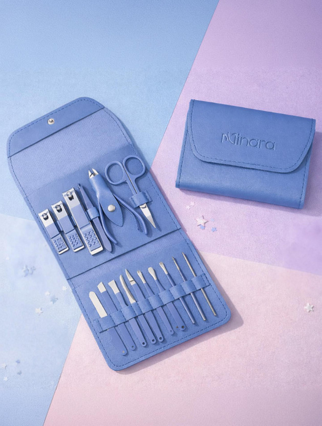 MINARA MINARA 16 In 1 Manicure, Pedicure & Grooming Kit Blue - Flipkart Deal