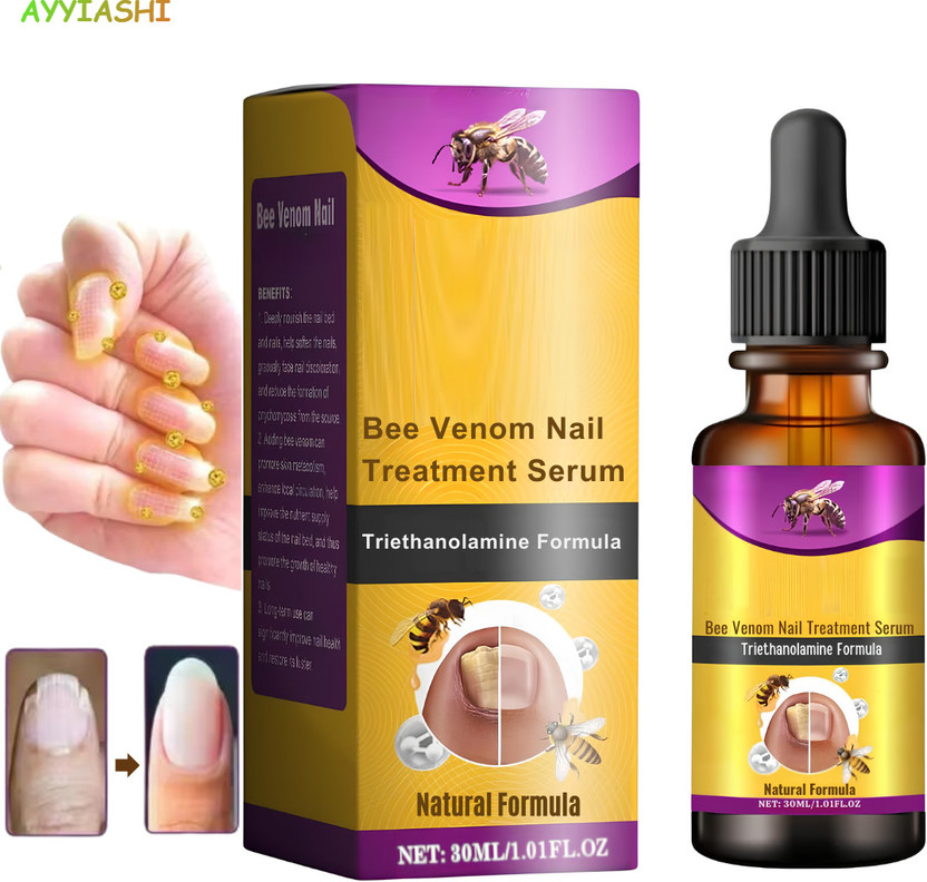 AYYIASHI fungi free nail treatment serum anti fungal fast acting daily care Fungi Free