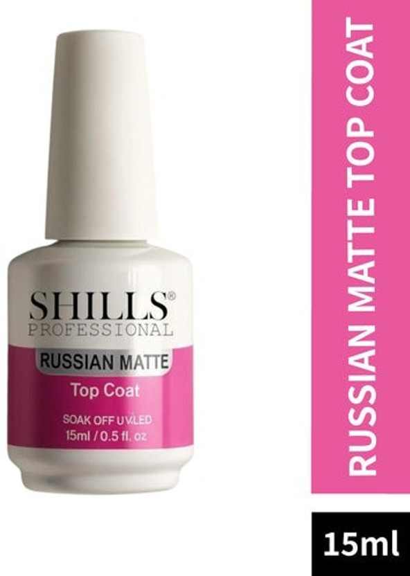 Shills Shills Professional Russian matte top coat Transparent - Flipkart Deal