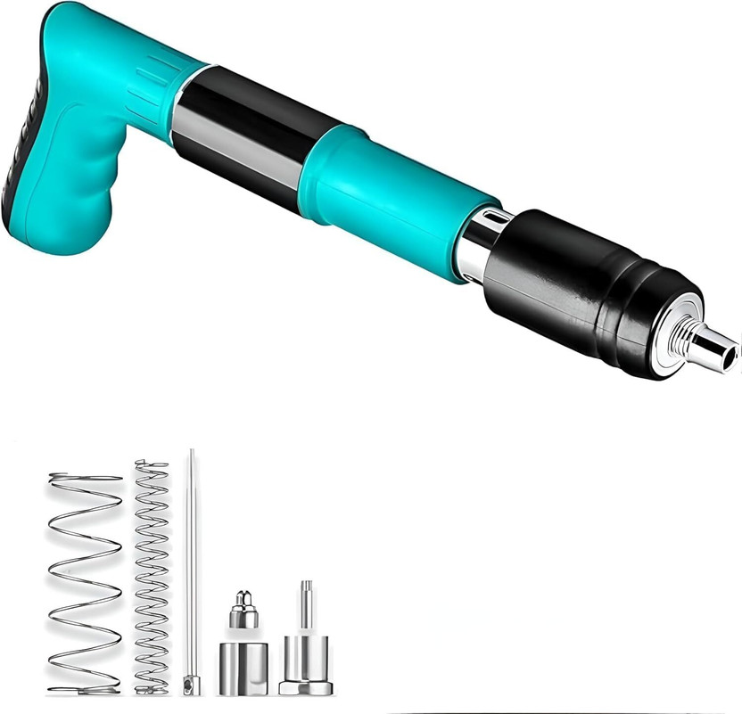 PRMT Nail Gun Tool with 50-Piece Fastener Set for DIY Repair Projects 50-Piece Nail Gun Tool Kit for Woodworking, Repairs and Home Projects Corded  Nailer(15 gauge)