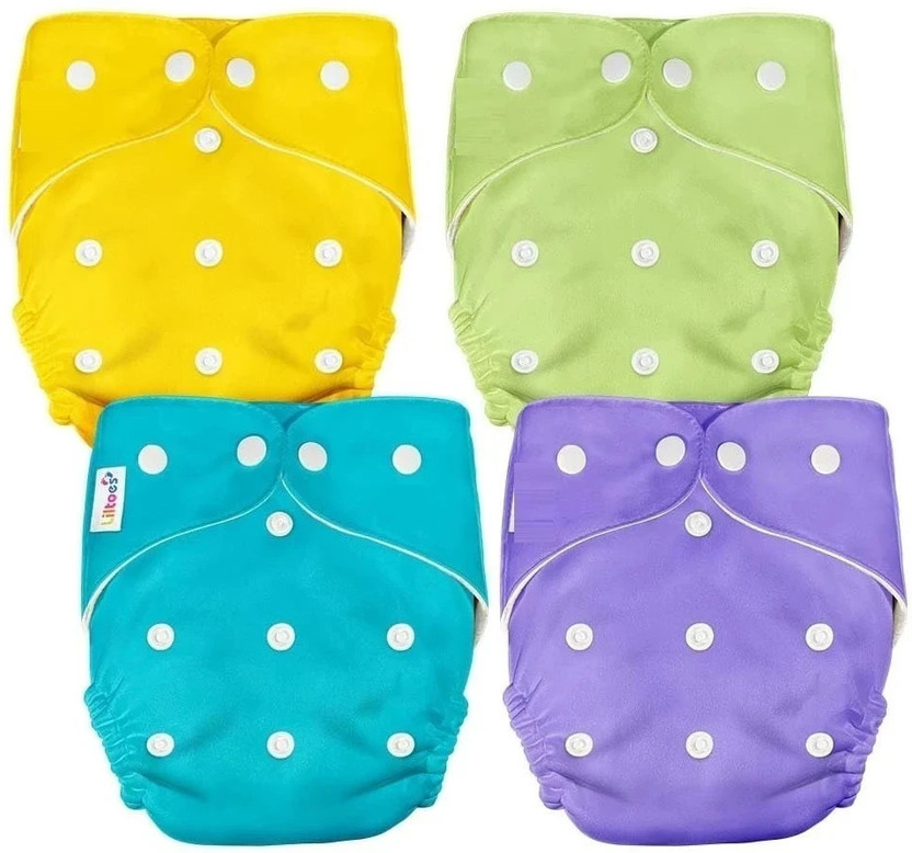 MY MY BABY LOVE A PERFECT CARE Leakage Proof Washable Reusable Diaper For New Born Baby-(Pack Of 4) - Flipkart Deal