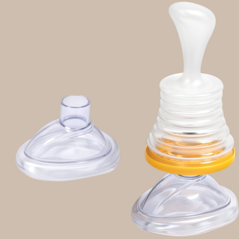 KRIMOJFAB Portable Choking Rescue Device for Family Emergency First Aid Kits Manual Nasal Aspirator(White)