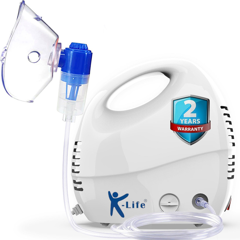 K-life 103 Steam Respiratory Machine Kit For Baby Adults kids Asthma Inhaler Patients Nebulizer(White)