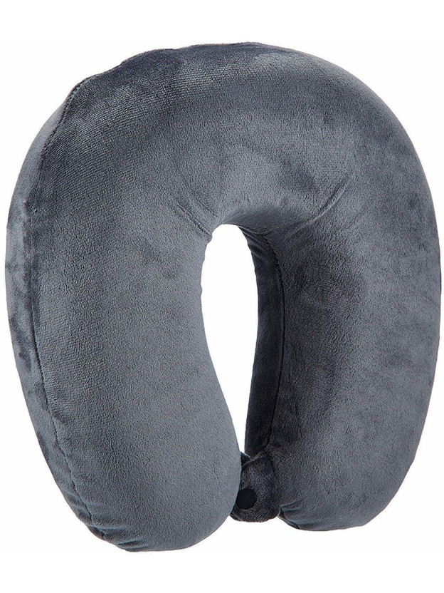 Everyonic Fibre U-Shaped Soft Travelling Multipurpose Pillow Neck Pillow(Grey)