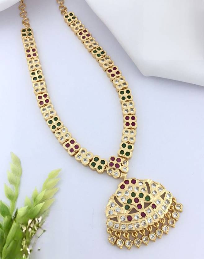 Metal necklace flipkart clearance