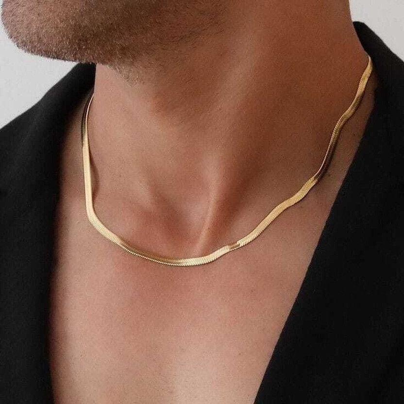 EIT Collection Trendy Snake Design Chain For Men & Boys Stainless Steel Chain