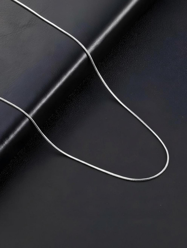 Minprice Waterproof Pure Stainless Steel Silver 2mm Round Thin Neck Chain Sterling Silver Plated Stainless Steel Chain
