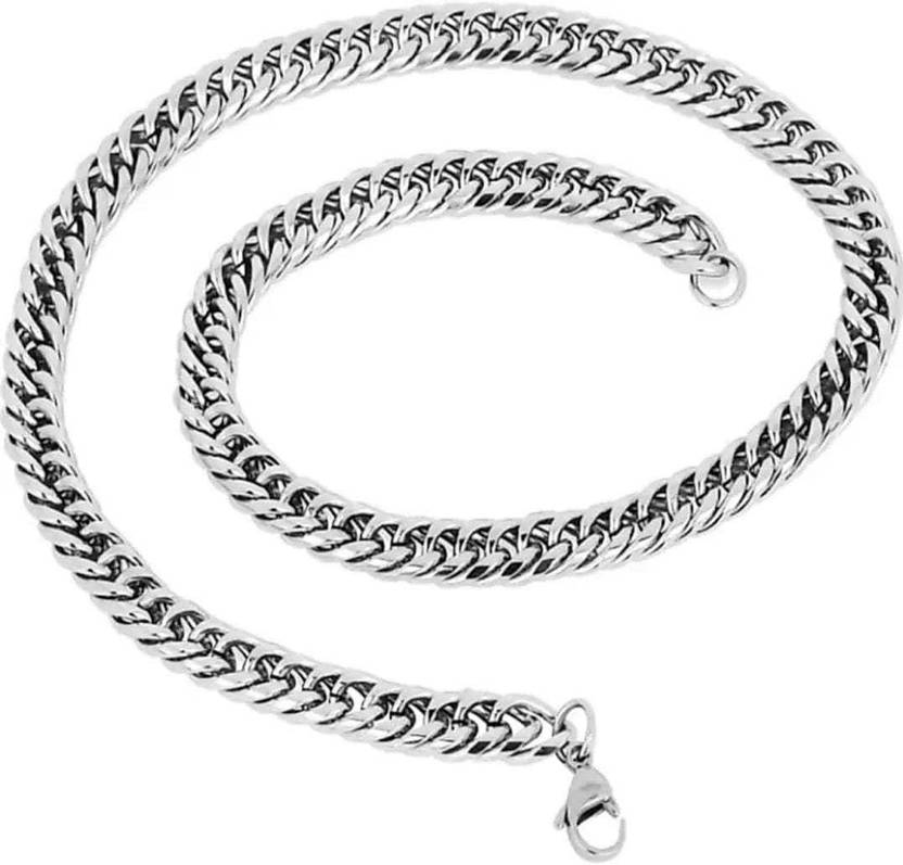 WTW Chain For Men And Women Silver Plated Stainless Steel Chain Price wtw-chain-for-men-and-women-silver-plated-stainless-steel-chain-price