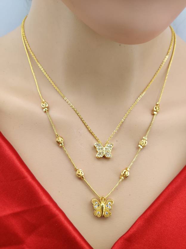 CHARLI ART JEWELLERY Fancy Kapa Para Butterfly With small Diamond