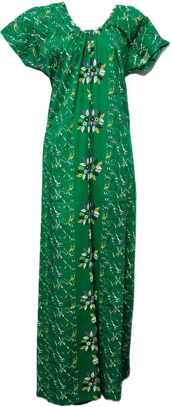 GSDH Stores Women Nighty(Green)